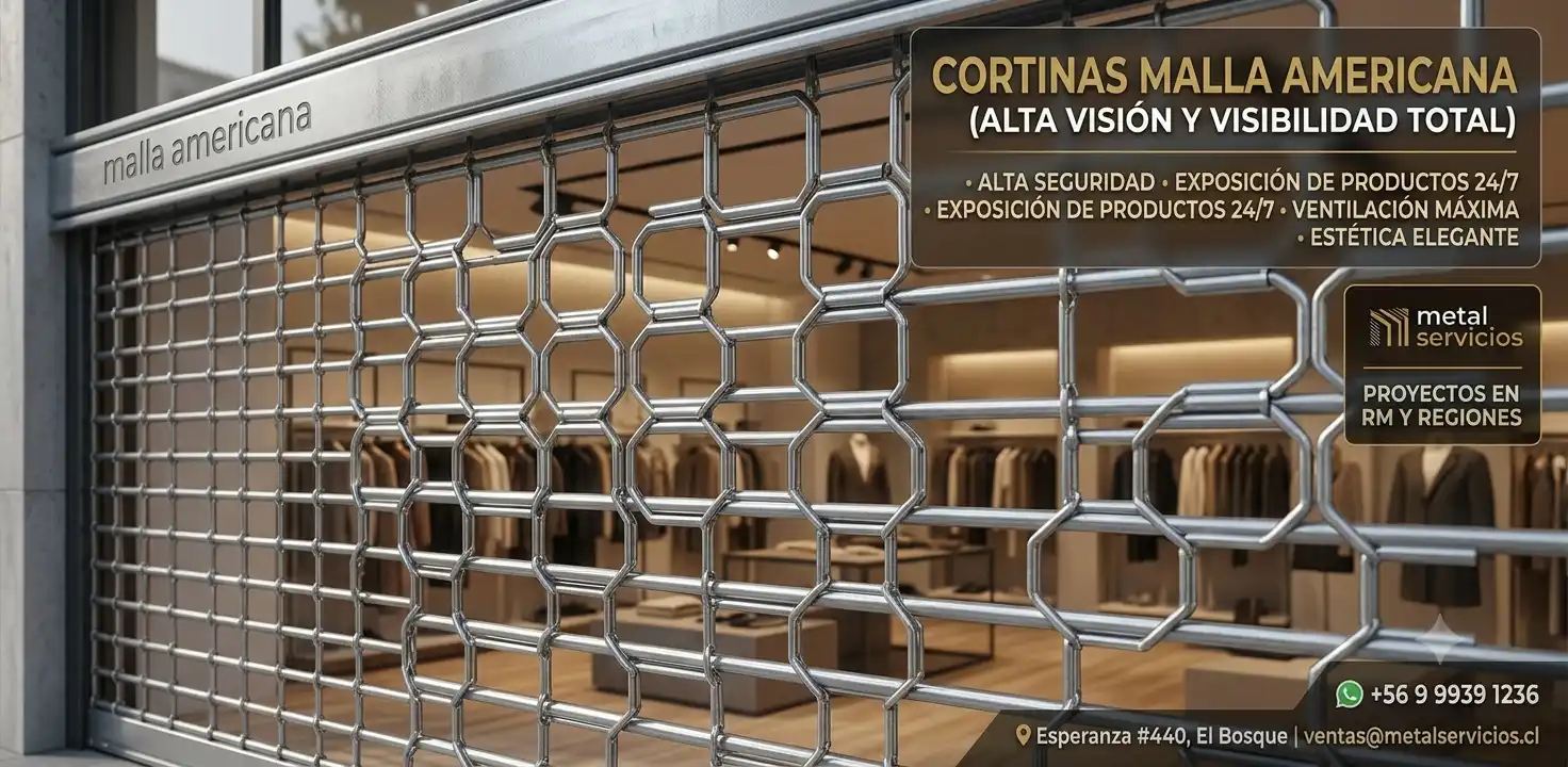 Cortina Malla Americana